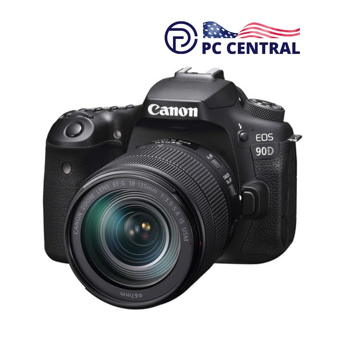 Canon EOS 90D DSLR Camera with 18-135mm Lens