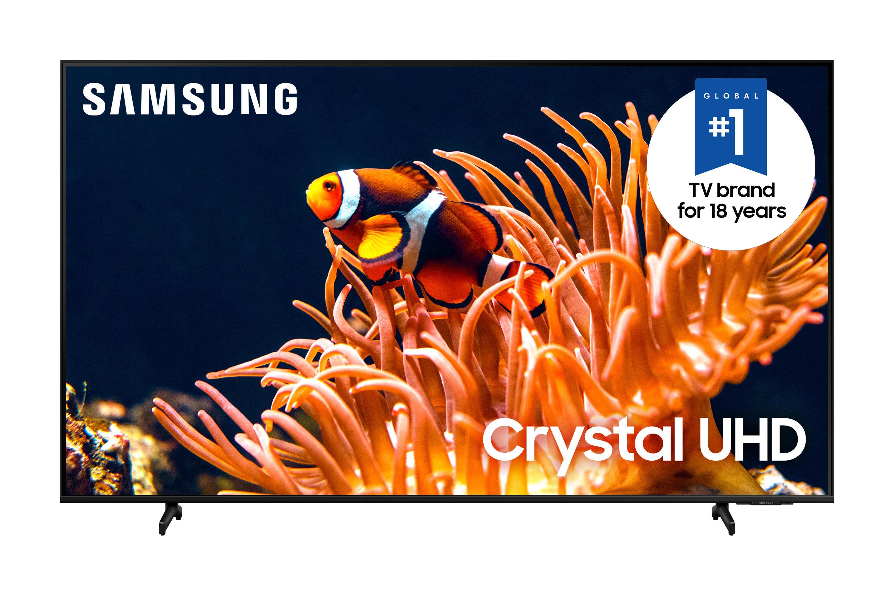 SAMSUNG 65 Class DU8000B Crystal UHD 4K Smart TV 2024 UN65DU8000BXZA